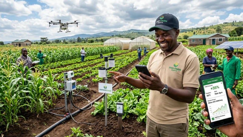 Digital farming solutions transforming agriculture in Kenya